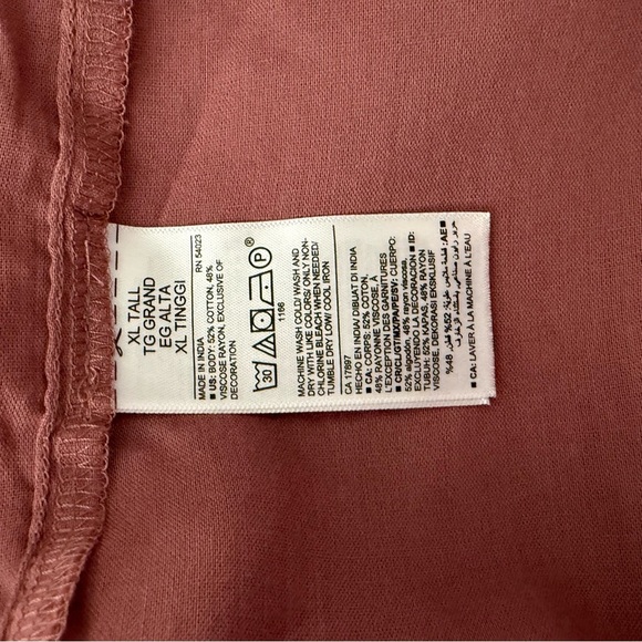 Oversized Crochet Pom-Pom Dolman Sleeve Blouse Size XL Tall NWT - Picture 7 of 7